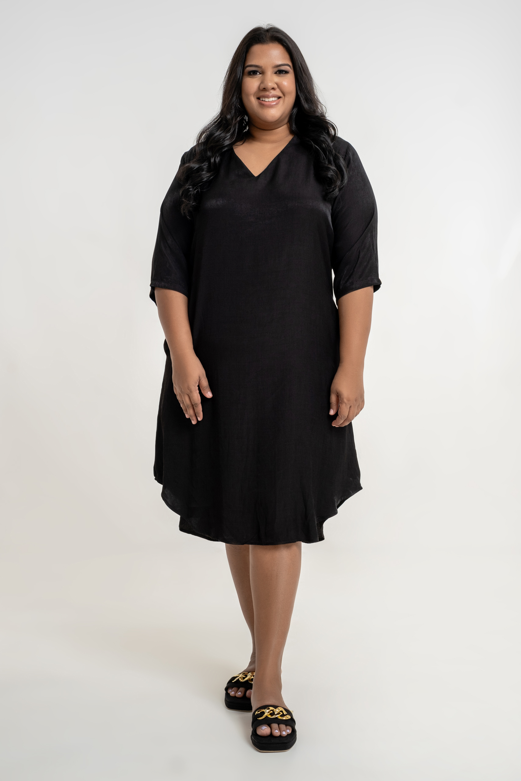 Black dress for funeral size outlet 20