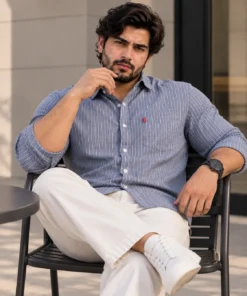Gents Linen LS Shirt