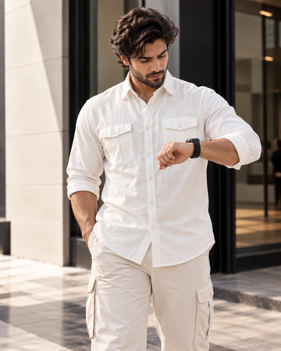 Gents Casual LS Shirt - Image 1