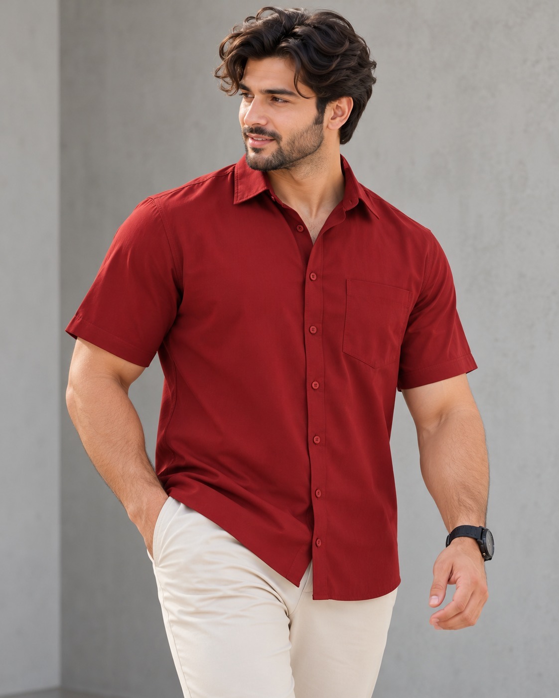 Gents Casual SS Shirt - Image 1